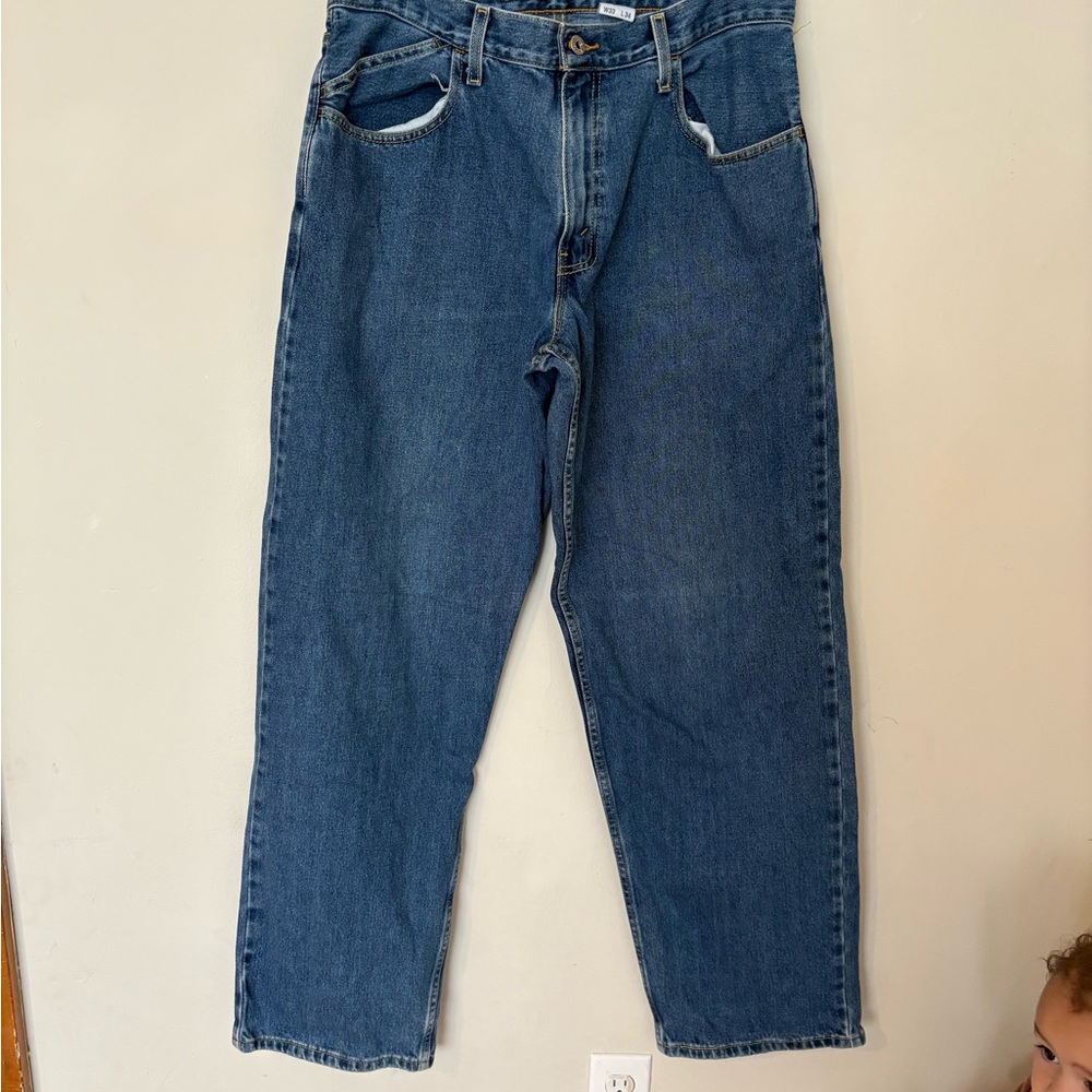 Vintage Levi's Silvertab Men's baggy Fit Jeans in Blue W33 L34